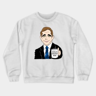 THE OFFICE SITCOM TV CHARACTER FAN ART Crewneck Sweatshirt